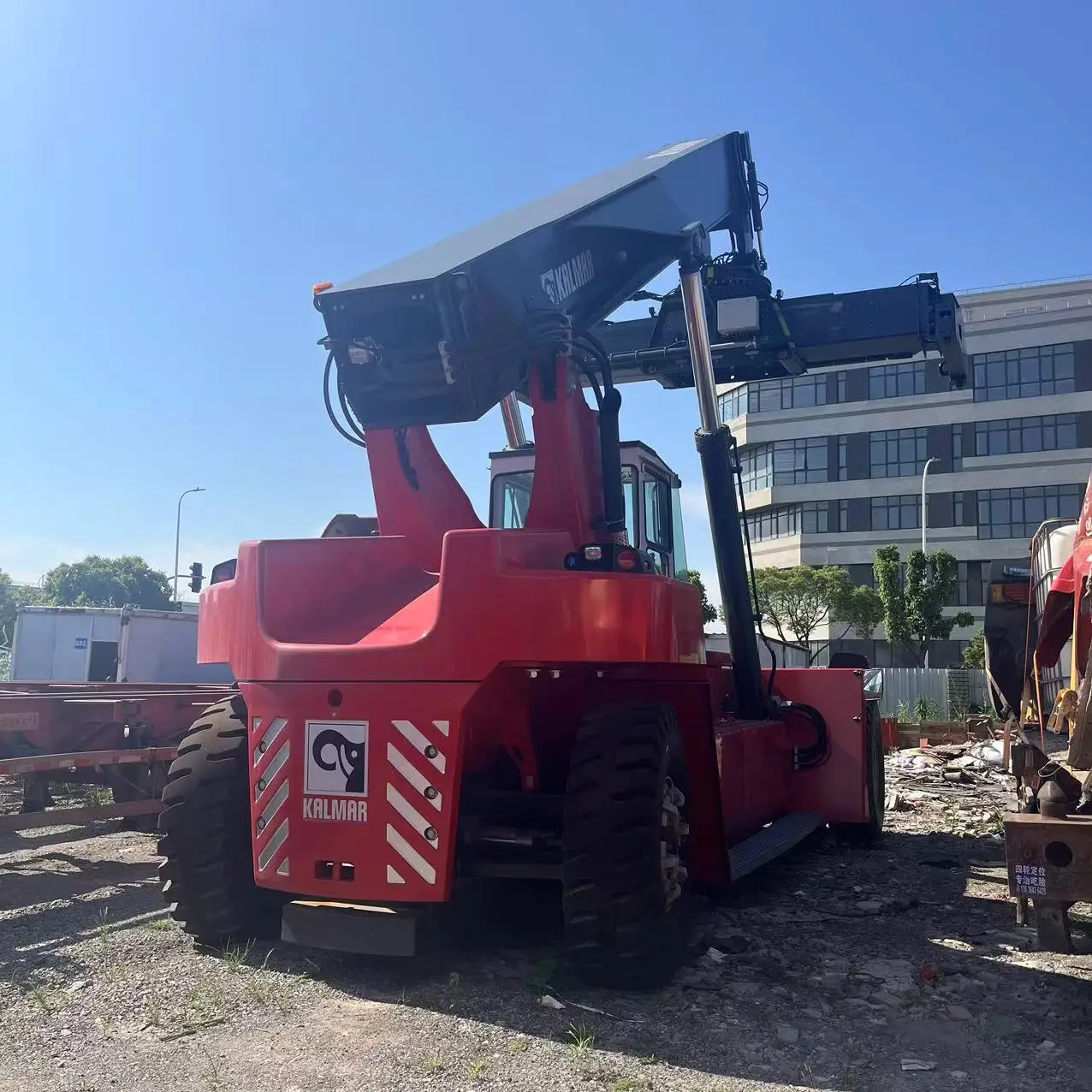 kalmar dru450 45ton container reach stacker hot selling High performance low price! second hand/used