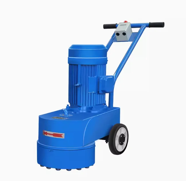 High efficiency machine diamond terrazzo grinding machine for large area terrazzo road building steel body