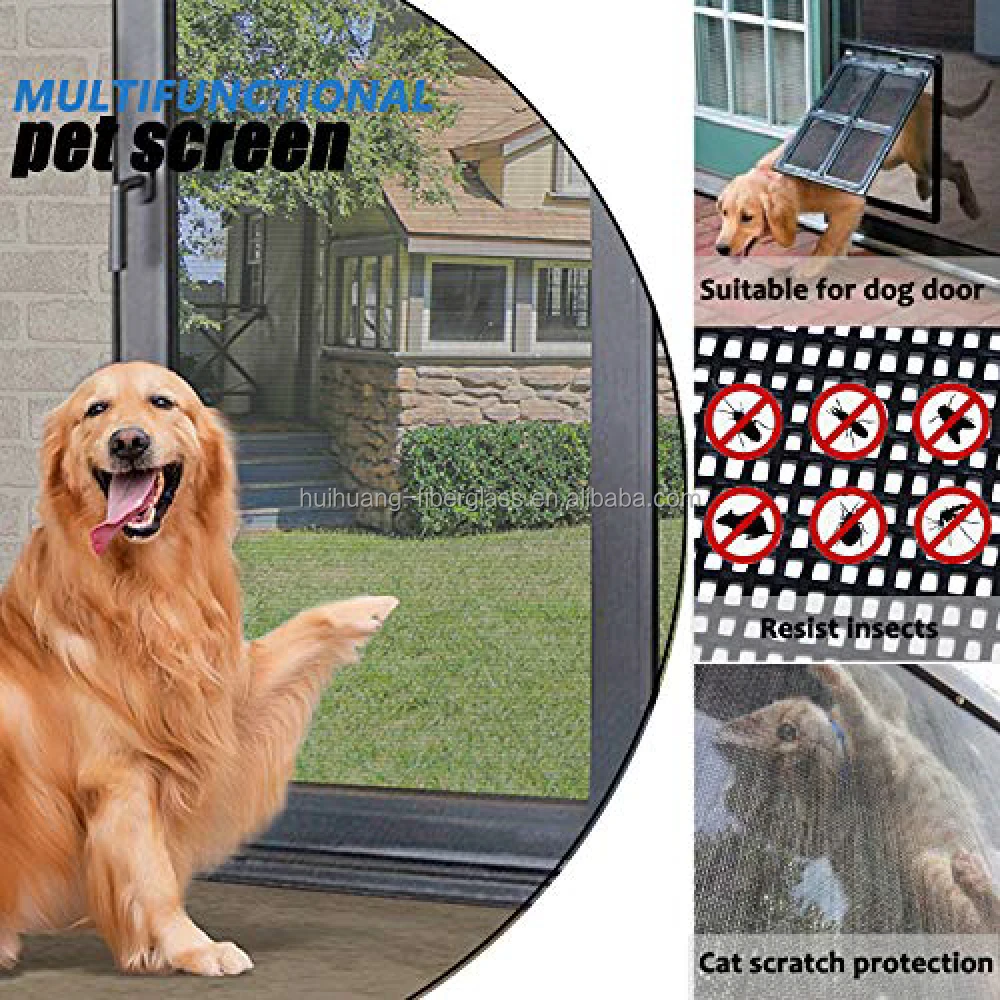 Polyester pet safety net resistant mesh window and door insect screen  mesh animal cages Screen