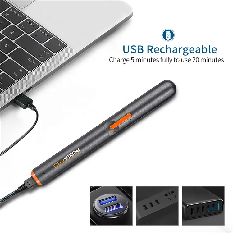 Высокое качество вращающаяся на 360 градусов Система миниатюрный Usb Перезаряжаемый Электрический триммер для волос в
