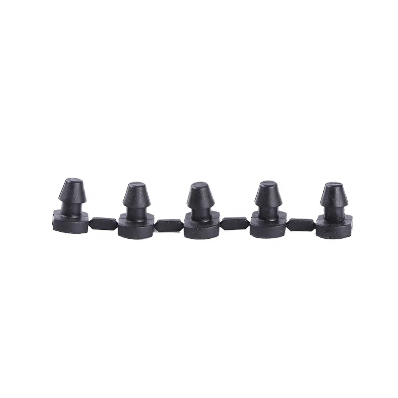 Irrigation fittings silicone rubber stopper plastic plugs solid sealing plugs