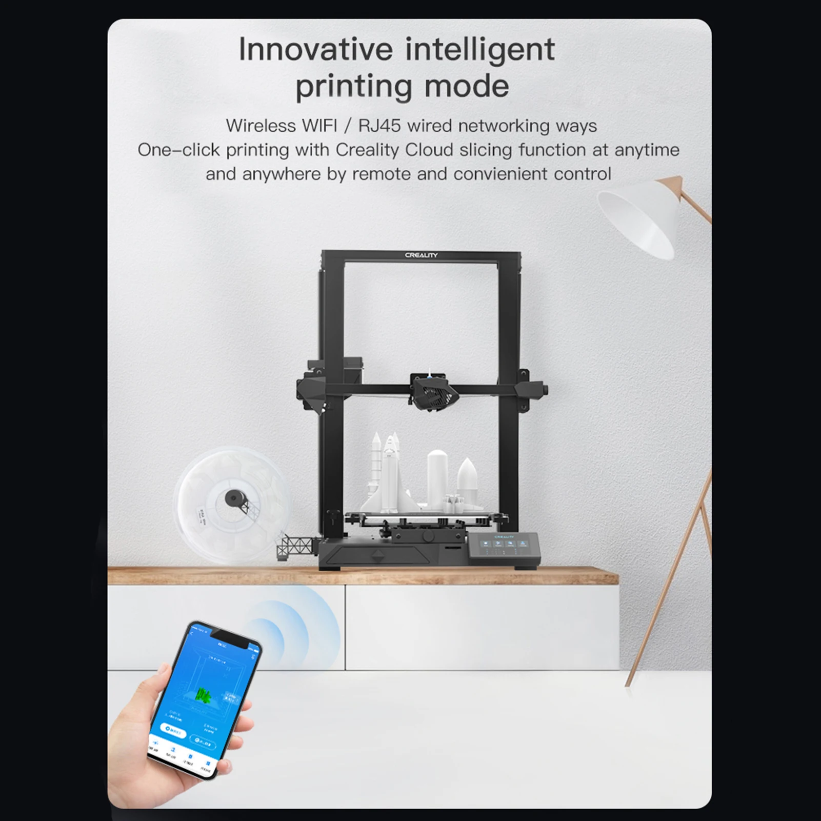  Creality CR-10 смарт большой 3d принтер печатная машина 300*300*400 мм настольный impresora CR10 Смарт