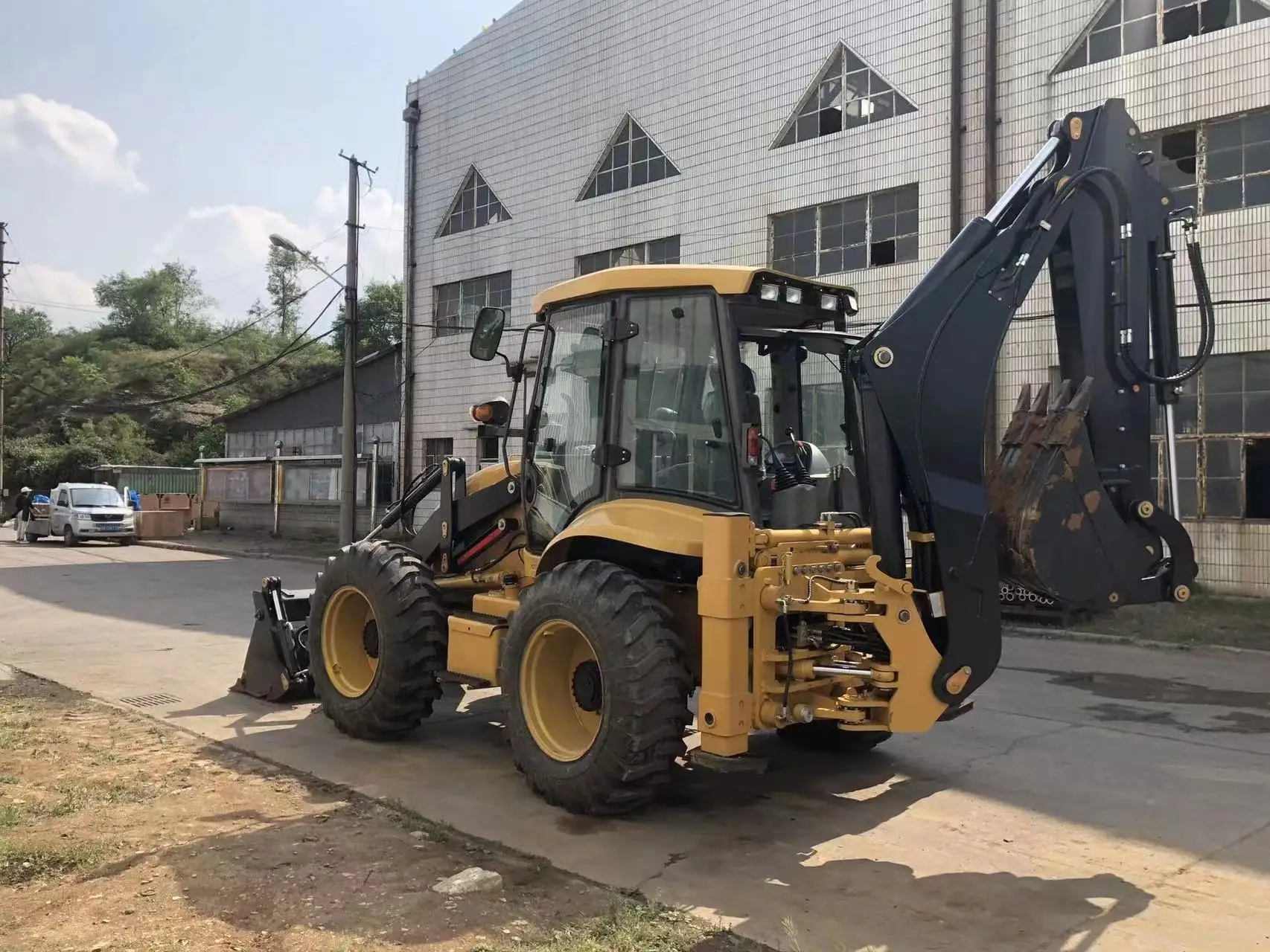 Four Wheel Steering Loader 388H Construction Equipment Hot Selling Backhoe Loader