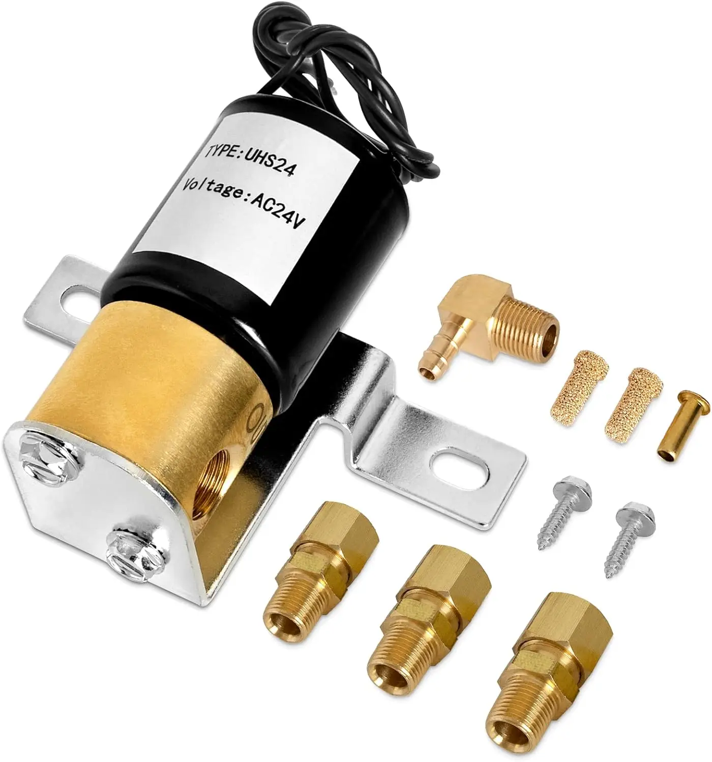 UHS24 Universal Humidifier Solenoid Valve Kit 24 Volt  Compatible with HE220 HE225 HE260 HE265 A. 4040 990-53  320016939-002