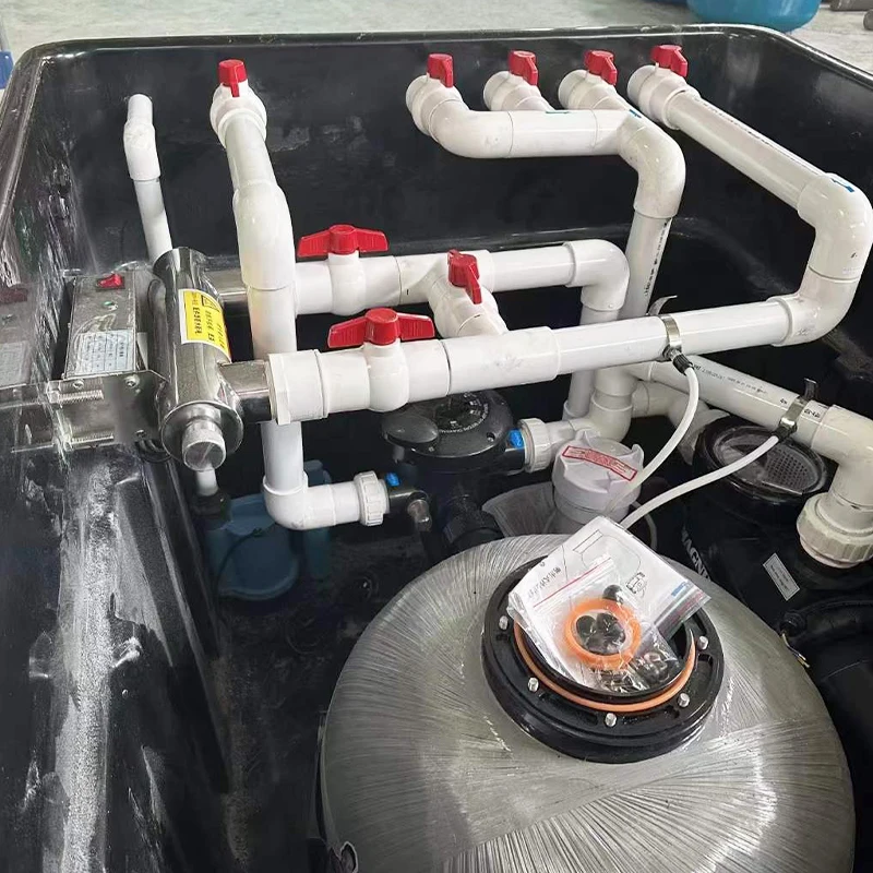 Swimming Pool Sand Filter Pump Kit Combo Pool Filtration Unit Underground Pool Filter System