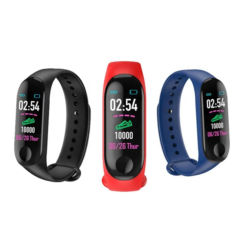 smart watch band m3 waterproof Bracelet Heart Rate Blood Pressure Health