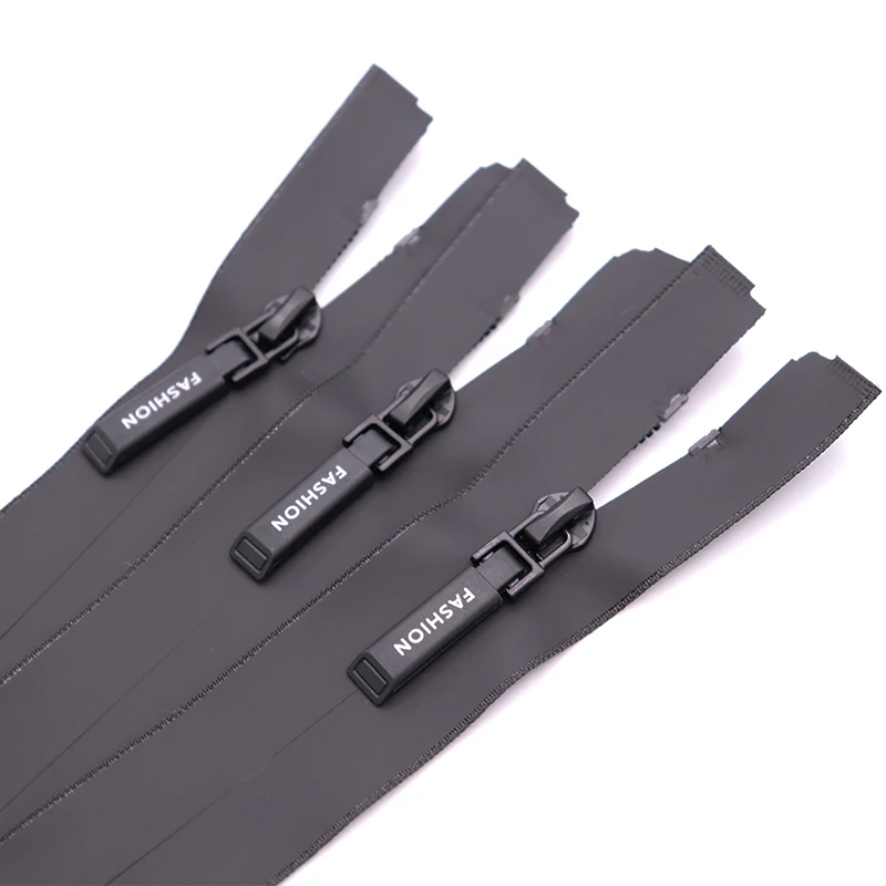 High quality double sided zipper for jackets waterproof zipper 5# open end waterproof zipper for Mountaineering wear
