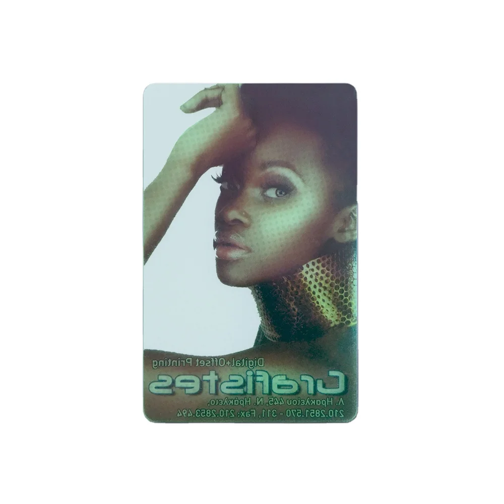 Индивидуальные прозрачные пластиковые визитные карточки ПВХ открытки для продвижения