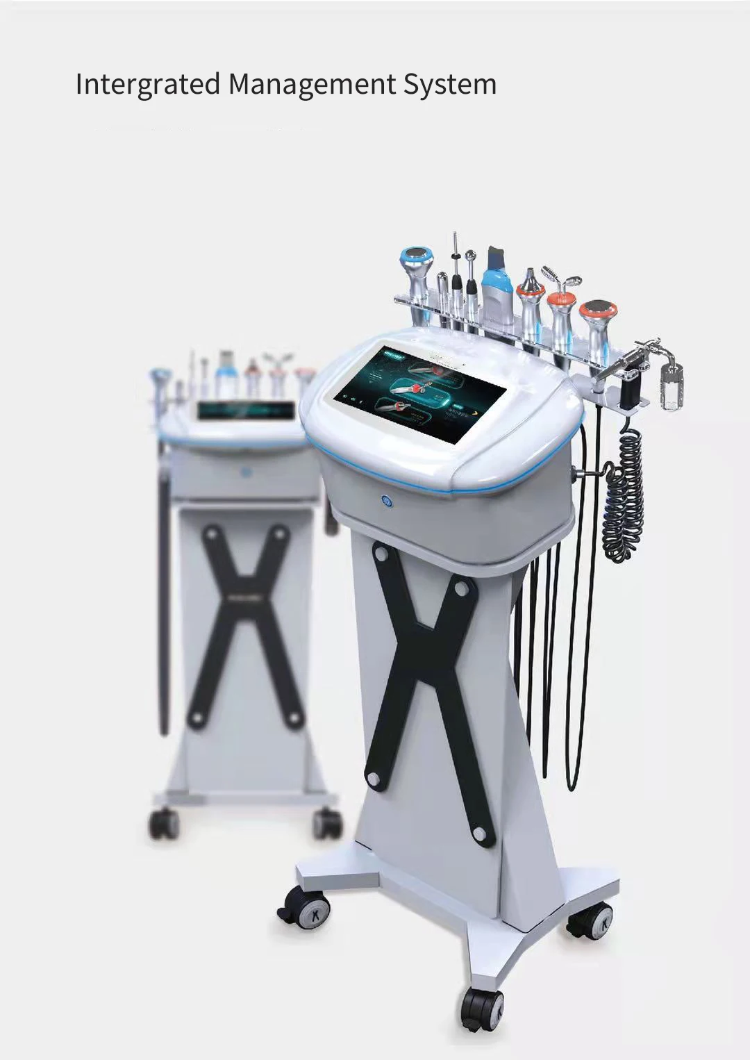 portable multifunction 12 in 1 cryo facial skin care salon bio tripollar hydro ultrasonic facial oxygen machine