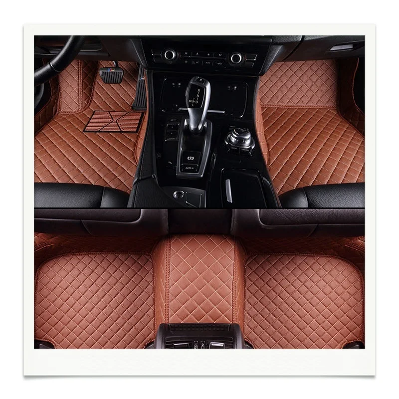 5D Leather Car Floor Mats for Mitsubishi ATTRAGE MIRAGE TIRTON XPANDER Interior 3D Feature Toyota Honda Ford Hyundai Kia Nissan