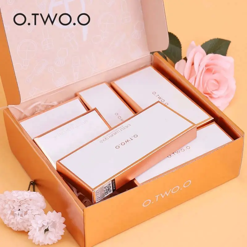 Foundation Mascara Eyeshadow Ladies Sets O.two. O Cosmetics Set Full Makeup Lipstick