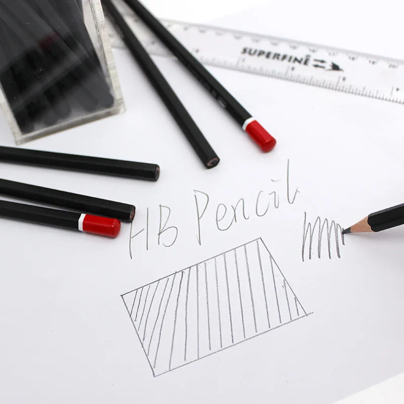 Student-Specific Non-Toxic HB Pencil Graphite Answer Sheet Coated Card Pen for Kindergarten Exams Promotional Use