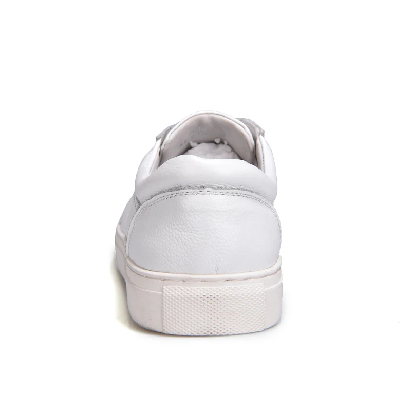 Wholesale classic casual white shoes low price genuine leather men sneakers for fashion