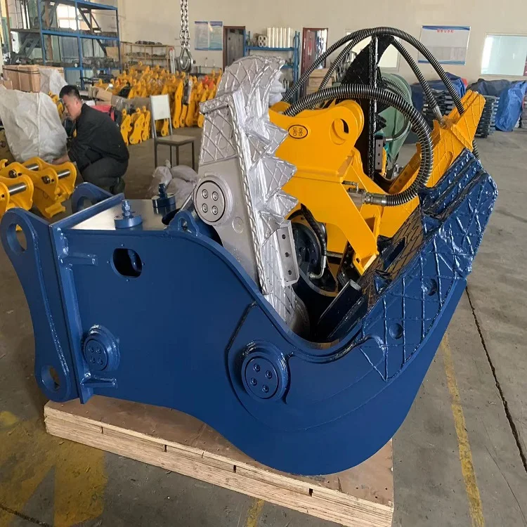 Excavator Attachment Parts Hydraulic Rock DHG Concrete Crusher  Shear Demolition Pulverizer
