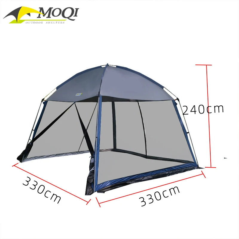 Палатка сетчатая дышащая для кемпинга на 4-6 человек вентиляция защита от комаров тент уличная беседка