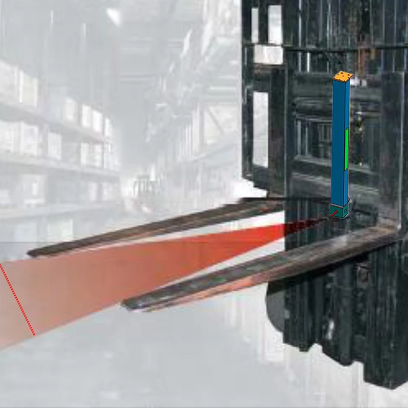 forklift fork Red laser light Horizontal Line Laser Guidance Pallet Positioning Laser Alignment Locator Marker System chargeable