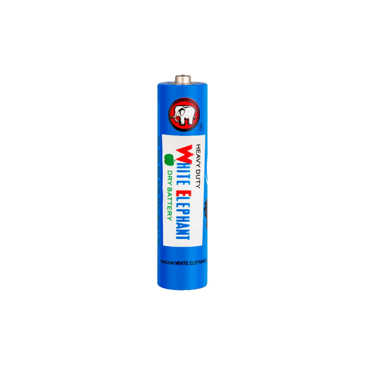 
China White Elephant R6 AA UM-3 PVC Jacket zinc carbon 1.5v dry cell battery HIGH CAPACITY 