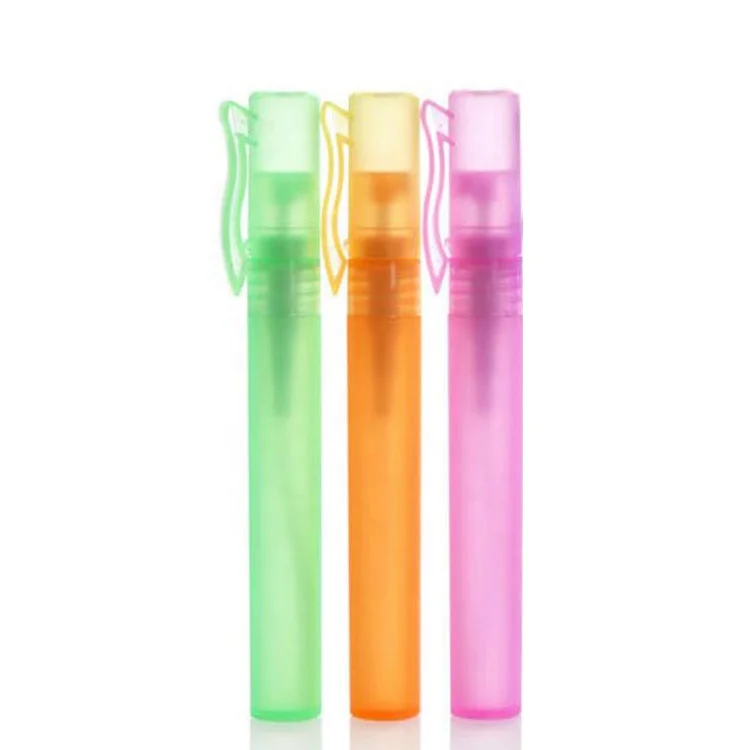 5ml 8ml 10ml  perfume sprayer sample PP pocket mini hand sanitizer plastic atomizer pen spray bottle