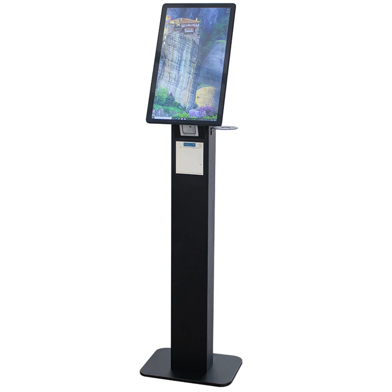 21.5 24 32 Inch Restaurant Automatic Touch Screen Unattended Self Ordering Hotel Check in Self Service Payment Kiosk Machine
