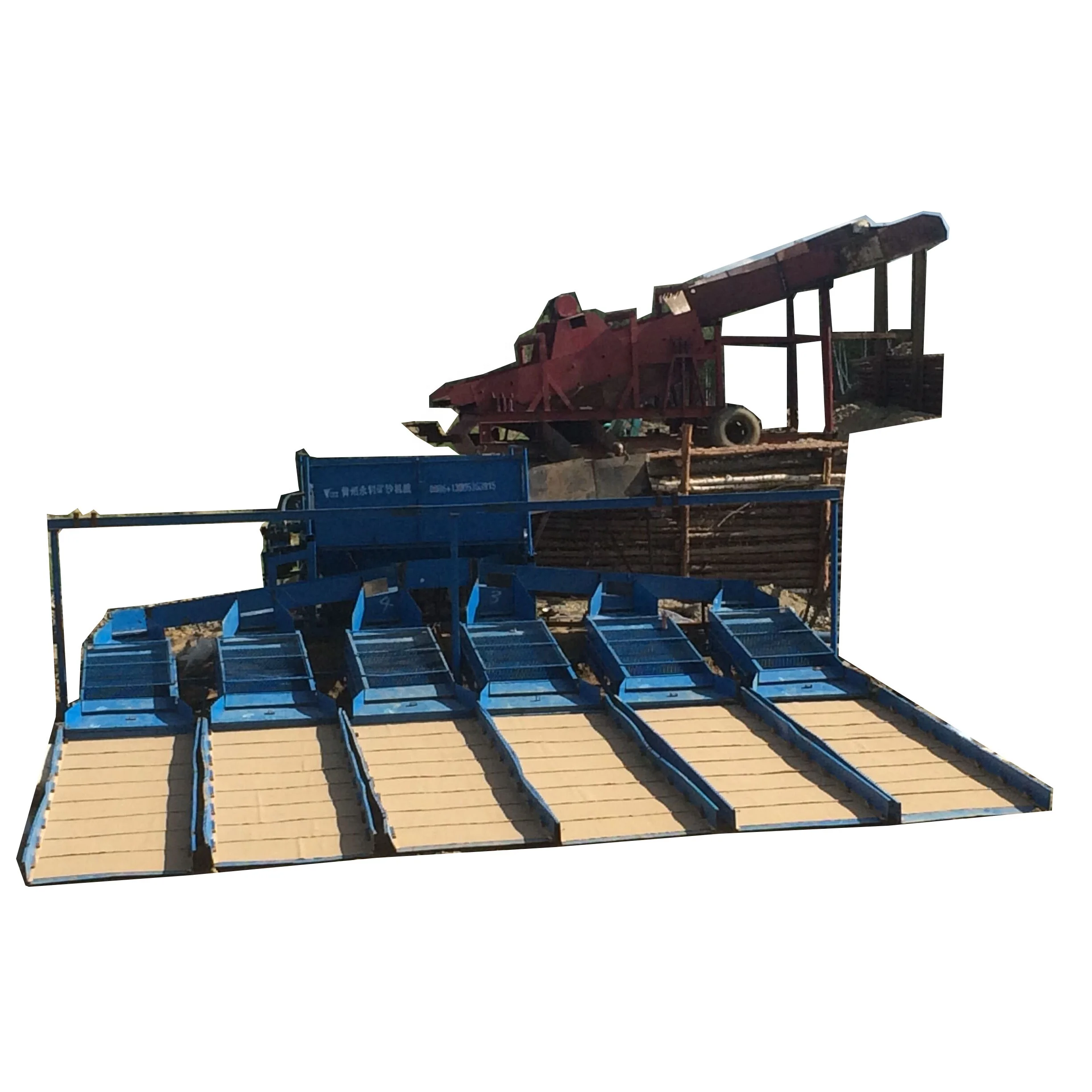 High efficient used processing plant gold washing plant