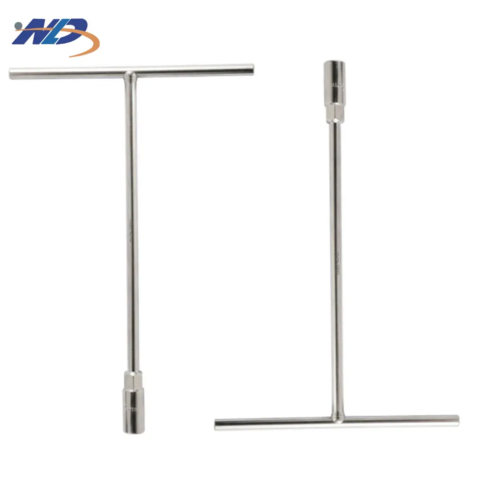 Factory Price Vanadium Steel Ratchet Wrench 10mm T Type Socket With Chrome Finish Industrial Hex Key OEM Customizable