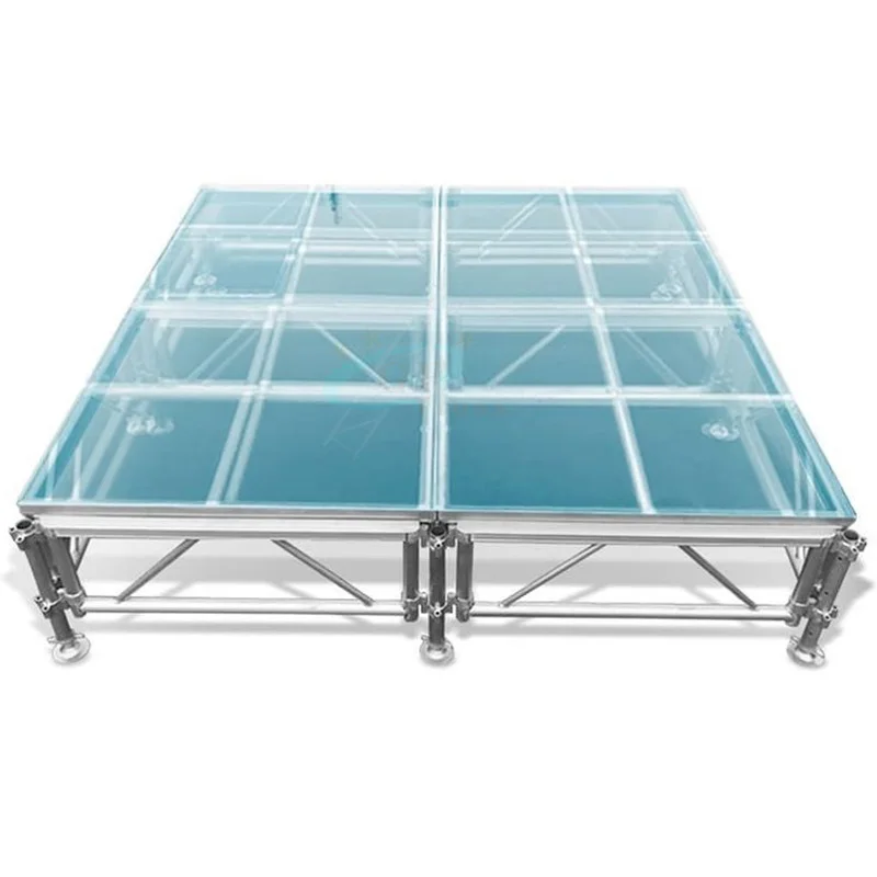 Custom Plexiglass Stage Catwalk Easy Install Portable Stage Platform/Outdoor Exhibition Stage
