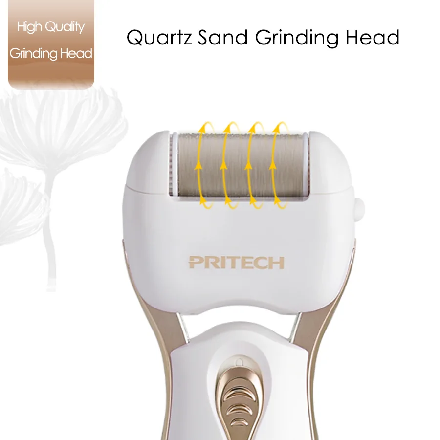 PRITECH Wholesale Fashion Personal Skin Care Rechargeable Electric Foot Callus Remover