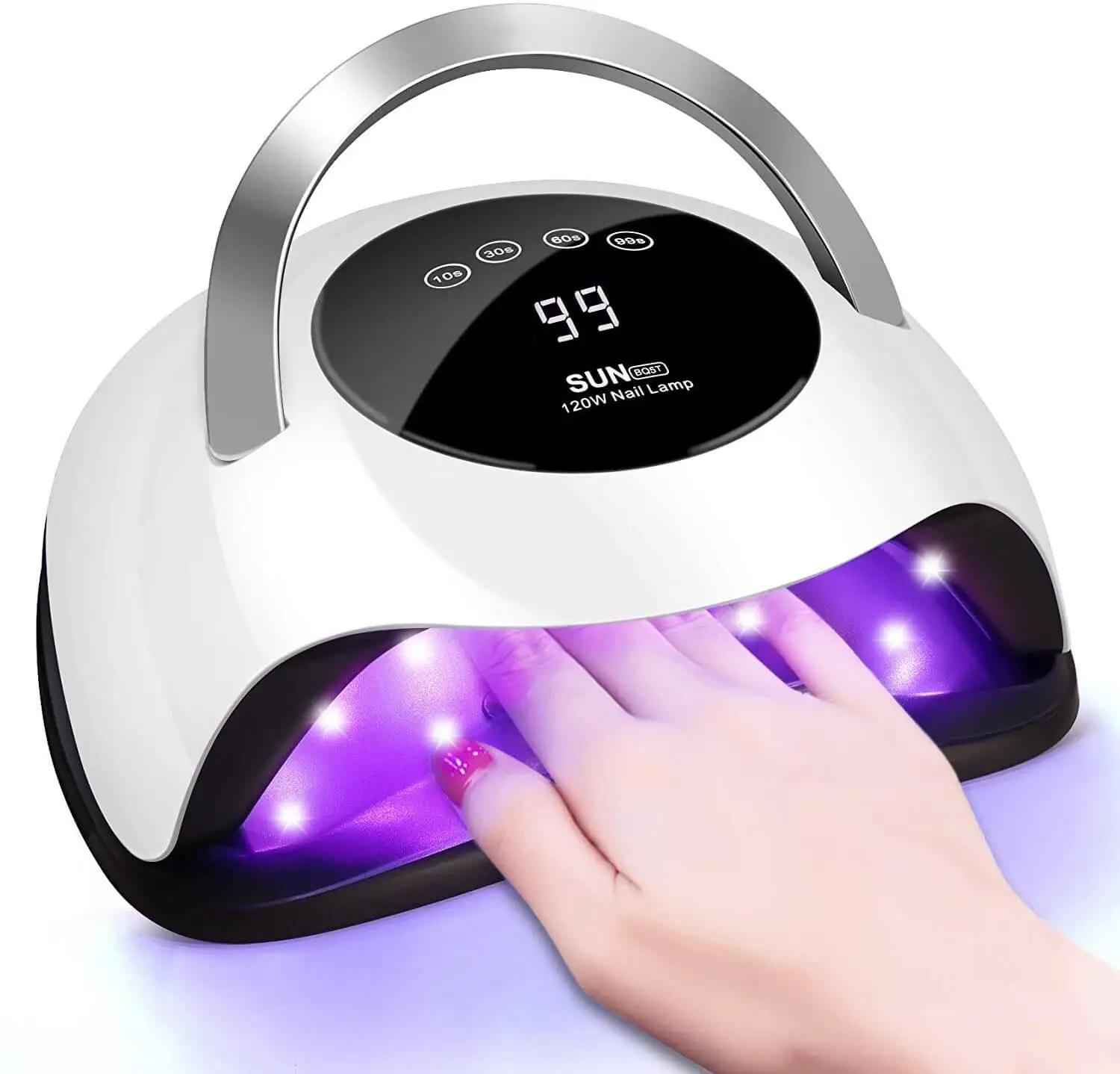 120W High Power Led Nail Dryer Fast Curing Gel Polish Light  uv nail lamp for manicure salon&home use Nail Lamp
