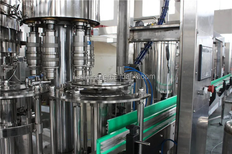 High quality bottle or canned soda water production line | 3 in 1 carbonated drink filling plant