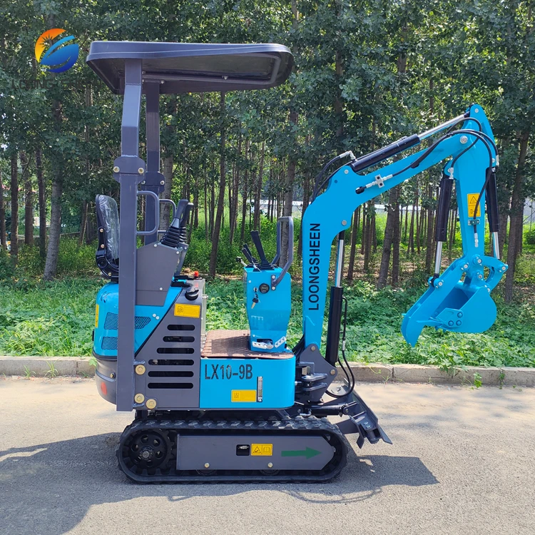 Multi Function Mini Excavators 1 ton 1.2 ton Micro Digger with Auger Hammer Buckets