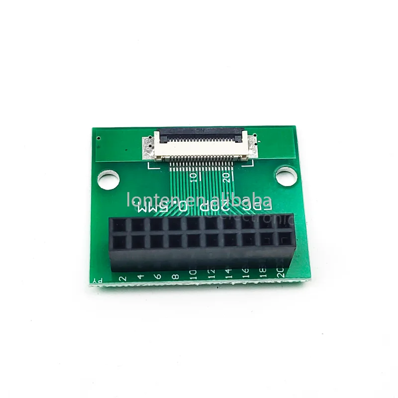 Custom FFC/FPC 0.5mm Connector SMT Adapter to DC3 Female Header 2.54mm Pitch Through Hole Cable 6 8 10 12 20 24 30 40 PIN
