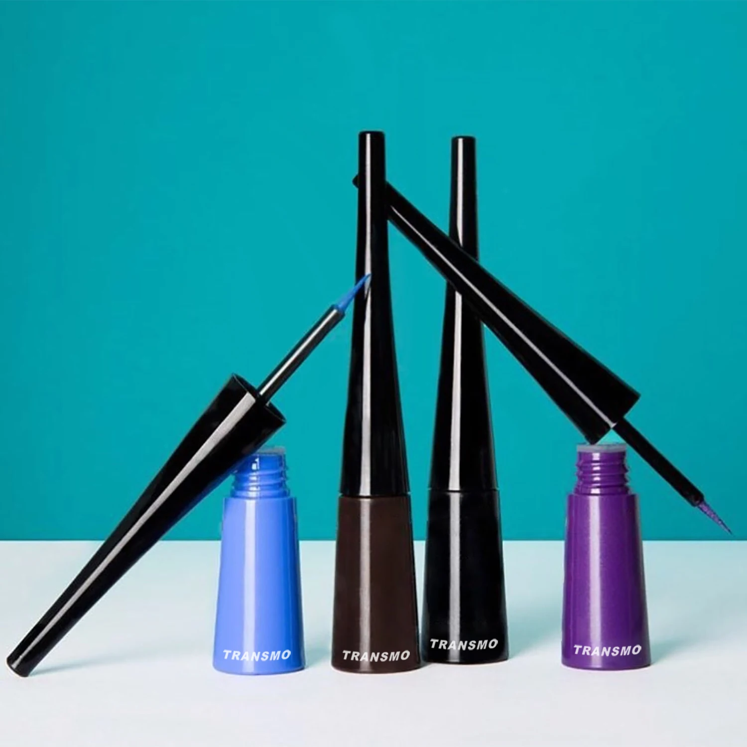 Custom logo eyelash glue serum bottle cone shape eyeliner tube 4.5ml liquid eyeliner bottle