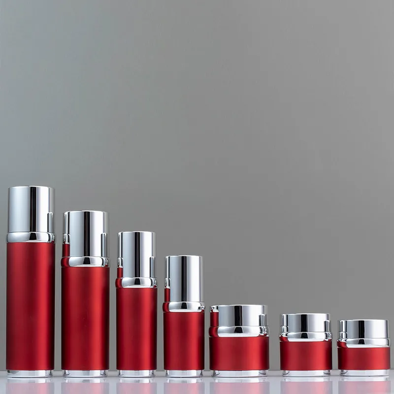 Luxury Skincare Cosmetic Packaging  Acrylic Lotion Bottle And Cream Jar