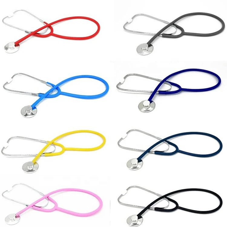 Professional Medical Equipment Device  Aluminum Alloy Manual Hospital Doctor Single Head Stethoscope