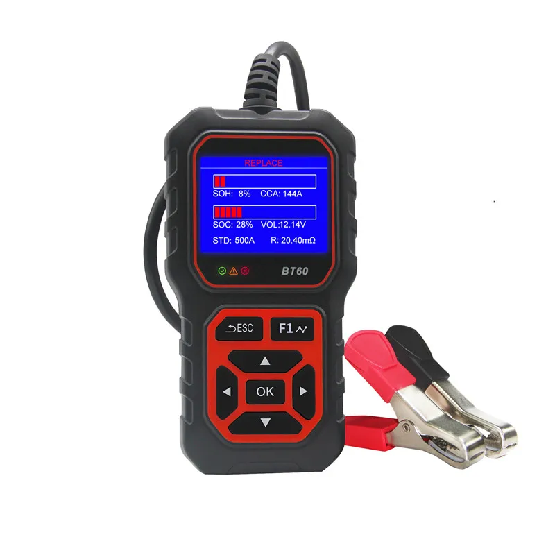 Acclope  Cost Effective Battery Analyzer  PC+ABS Material Evap System Support 11 Kinds Language Battery Tester