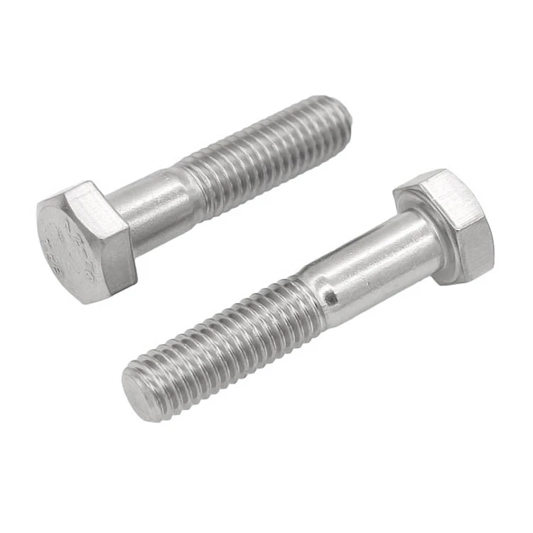 High Quality Steel Hex Bolts 8.8 10.9 Grade Bolts and Nuts M10 Size with Hex Head Various Materials-Din & ISO Standards