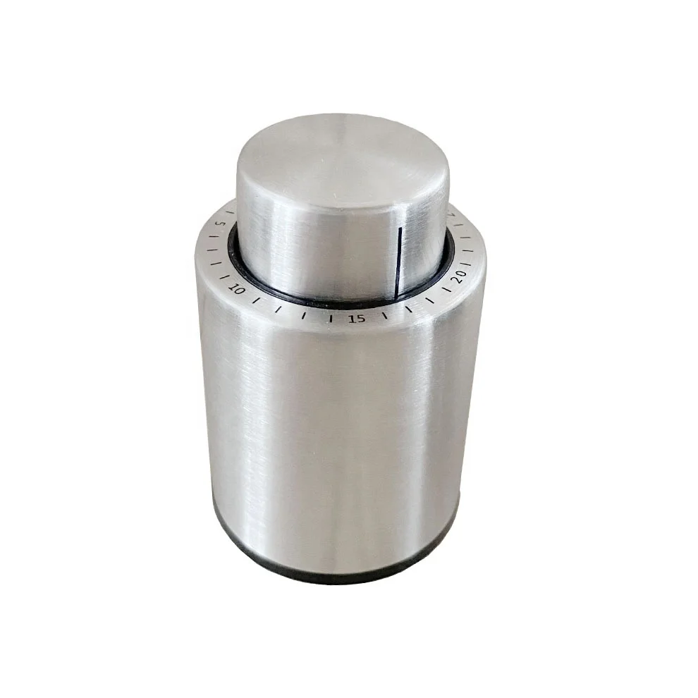 Reusable Red Wine Vacuum Stopper with Time Scale,Wine Preserve with silicone Plug