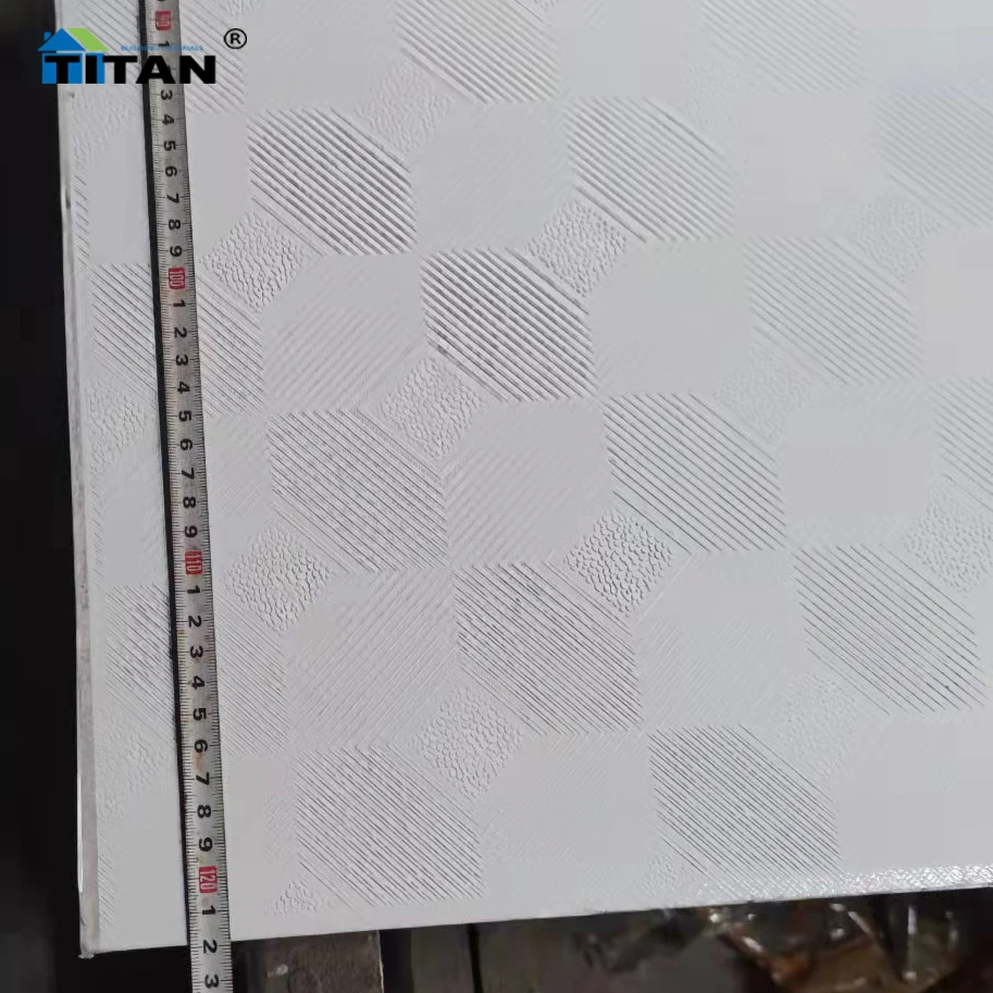 238 Pvc Gypsum Ceiling Plafond Pvc Plastique Gold Ceiling Tiles Colored Philippines