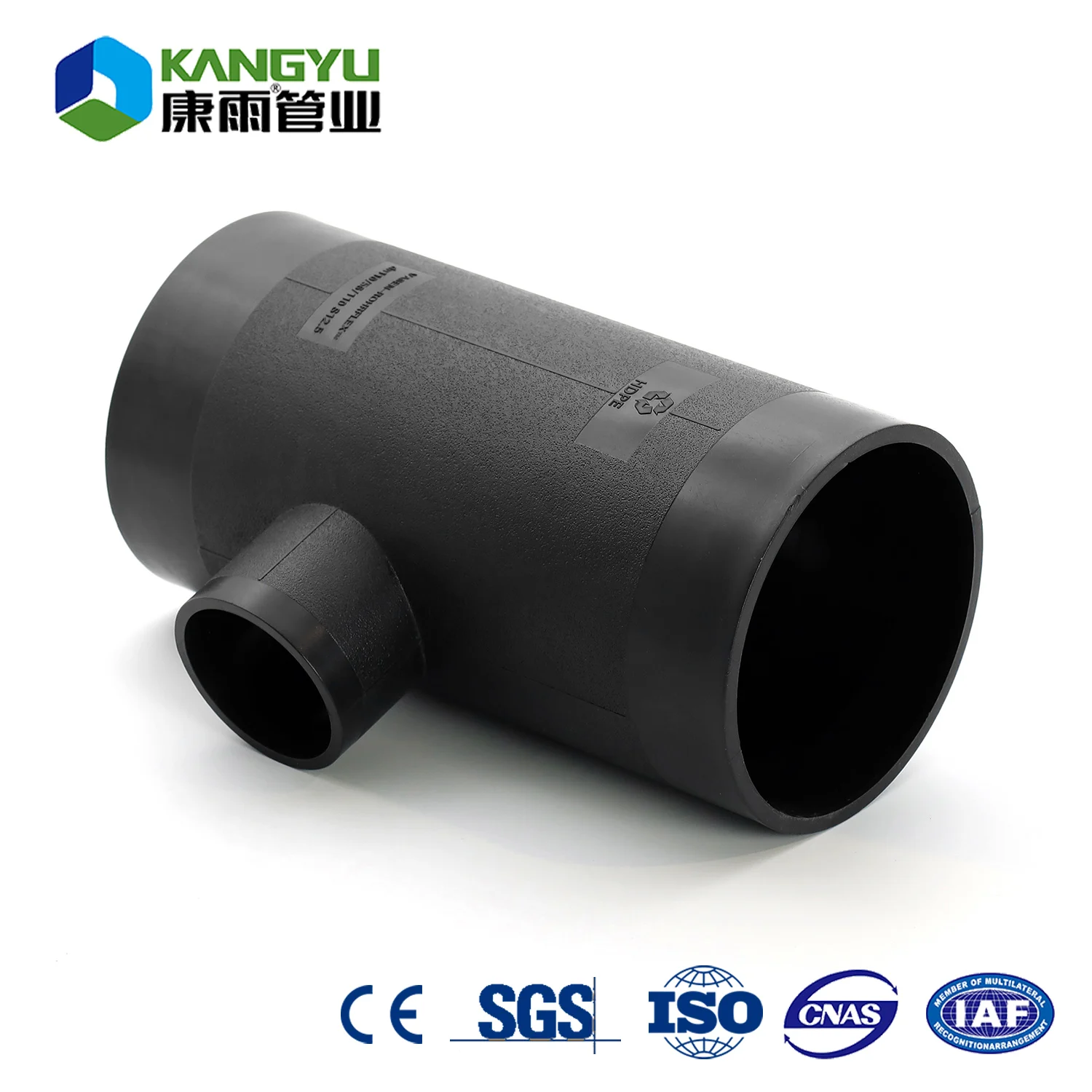Инъекционные формованные фитинги для труб HDPE в тройнике редуктора трубы hope