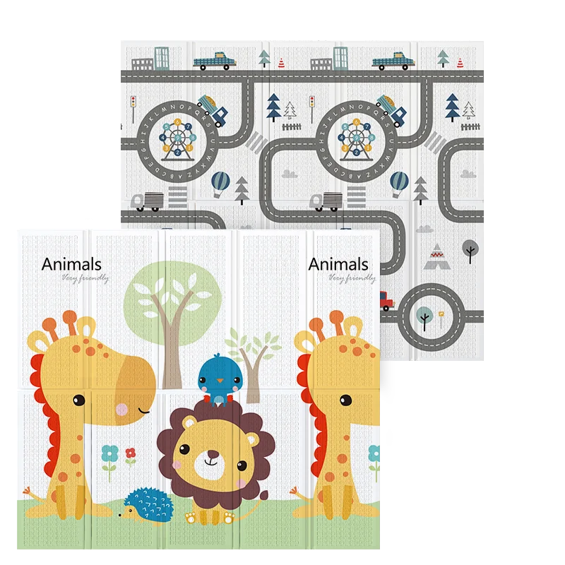 Waterproof Puzzle Crawling Creeping Xpe Mat Folding Outdoor Game Pad Baby Playing For Kids  mat Baby Play Mat