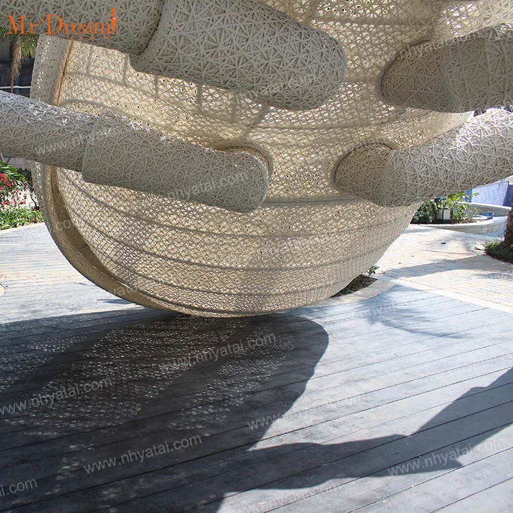 Mr.Dream commercial resort project outdoor weaving rattan wicker animal furniture for garden