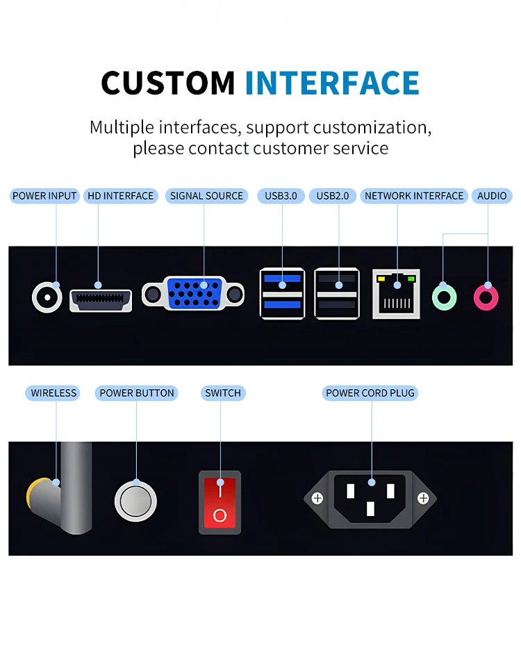 Interactive Kiosk Touch Screen 50 Automatic Fast Food Touch Screen Kiosk In Room Touch Screen Monitor For Kiosk