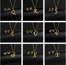 Manufacturer custom name necklace,personalised jewellery no fading gold letter necklace,name jewelry wholesale women necklace