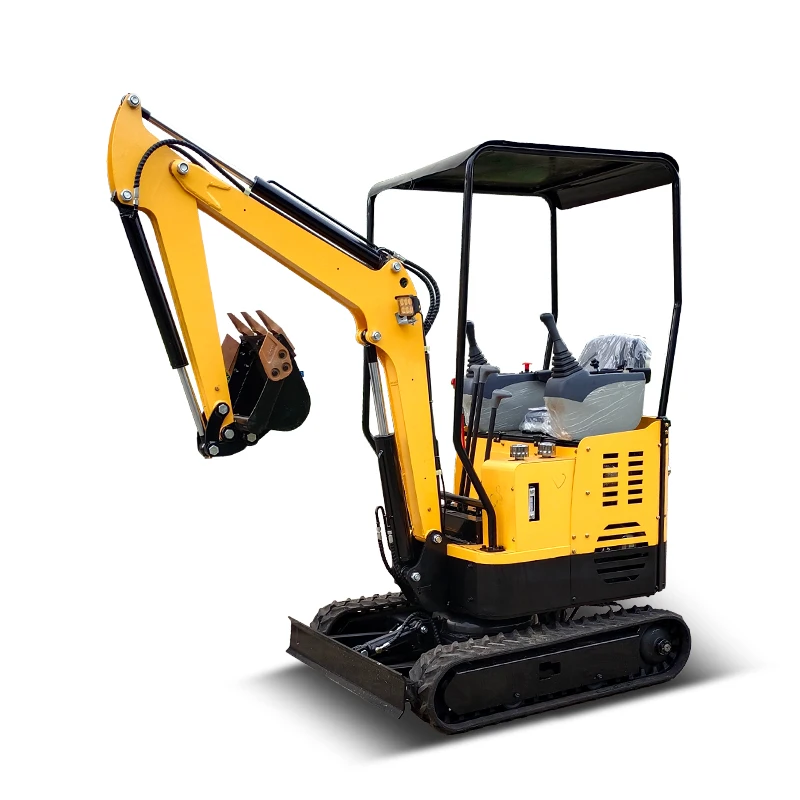 Chinese CE EURO5 Epa Engine Mini Excavator Digger New Crawler Mini Excavadora Escavator 1.2ton Operating Mini Pelle Minibagger