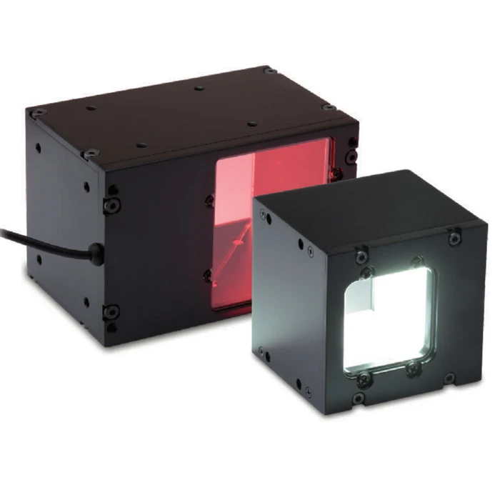 Machine Vision 50*50mm 24v 5w-7w Led Coaxial Light For Microscopes And Industrial Cameras