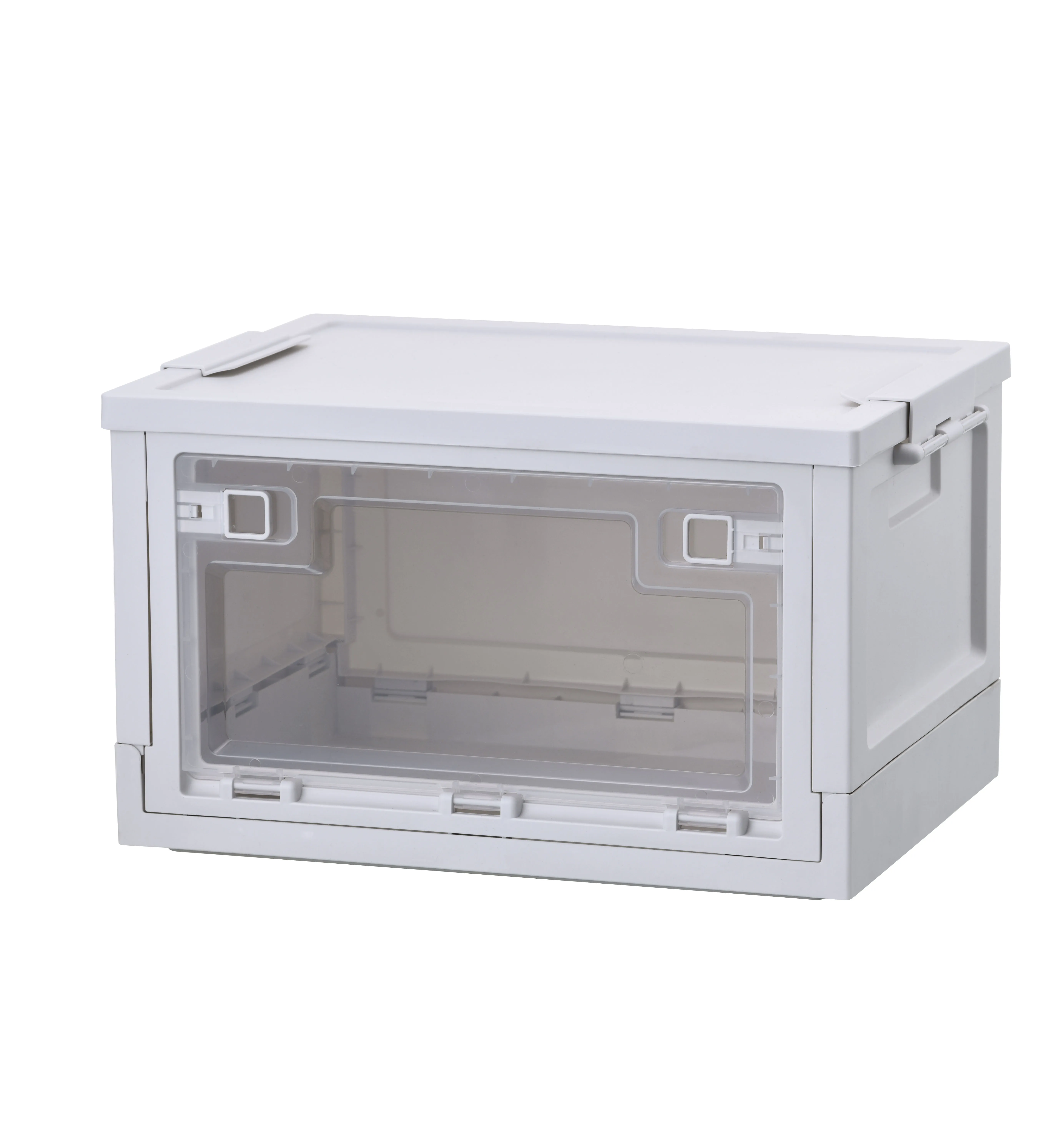 Transparent Portable Collapsible Hot Seller High Quality Plastic Foldable Storage Bin Box
