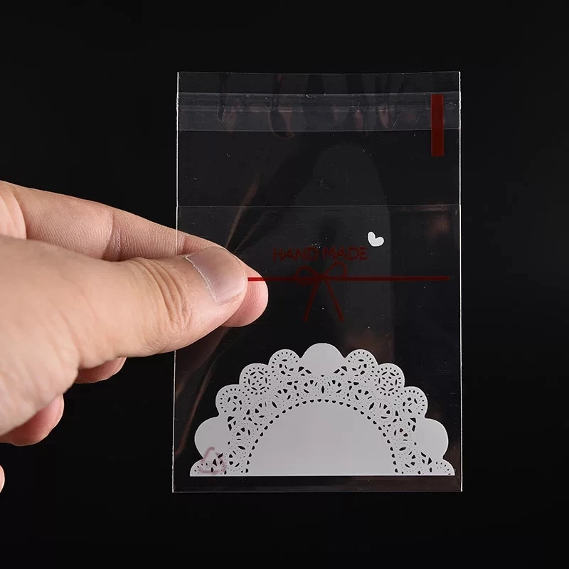 Cookie Packaging Bag Transparent OPP Plastic Candy Bag with Custom Printing