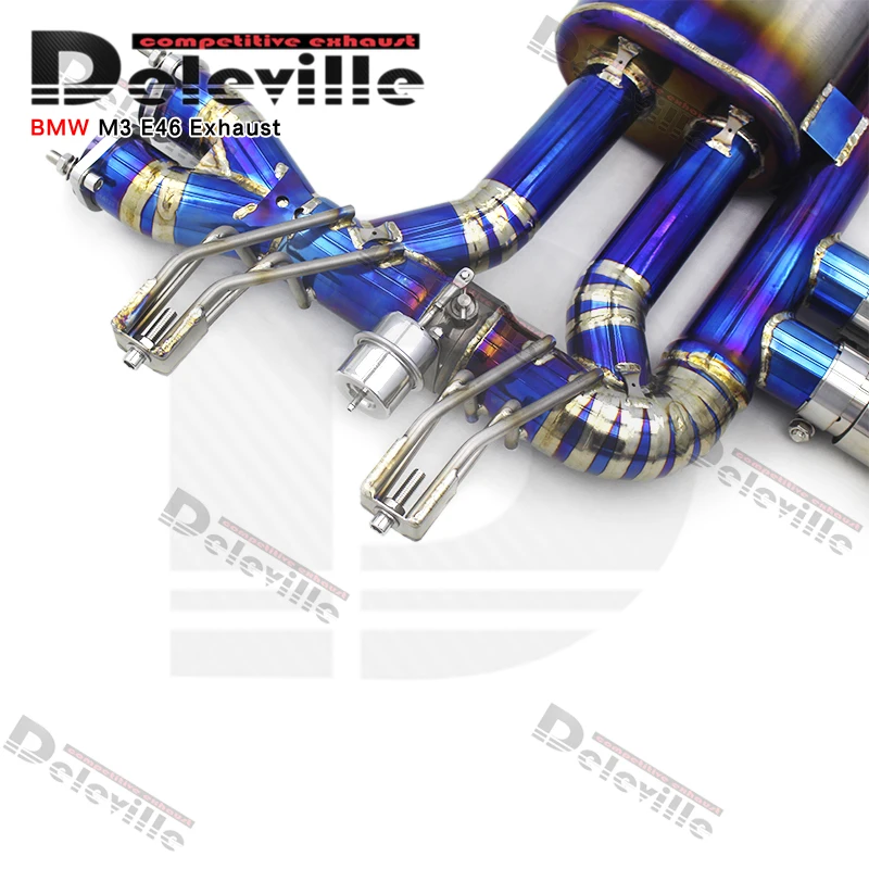 Performance Axle Back For BMW M3 E46 2004-2006 Engine Valved Muffler Catback Exhaust Sports Muffler Rear Axle Back