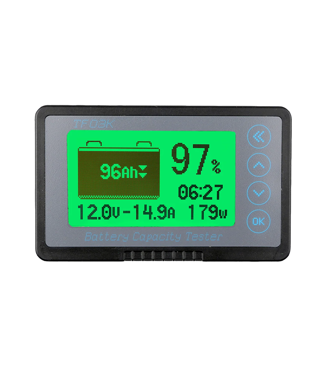 BW-TF03K 100V50A Универсальный ЖК-дисплей автомобиля свинцово-кислотная литиевого аккумулятора напряжения индикатор емкости метр тестер кулона счетчик