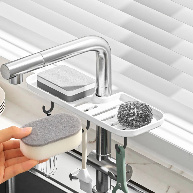 New faucet kitchen plastic storage household soap drain rack kitchen accessories new products